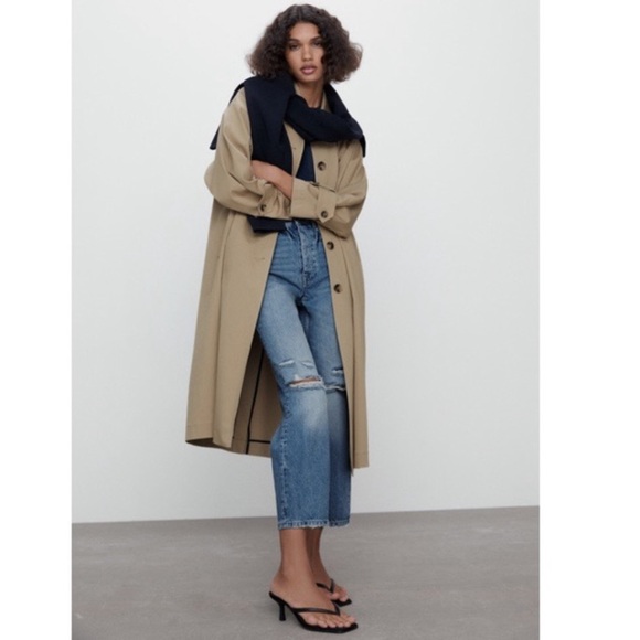 Zara signature ripped The bliss straight jeans NWT - Picture 6 of 10